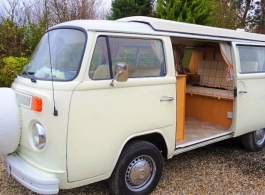 Bay Window Campervan for weddings in Brentwood